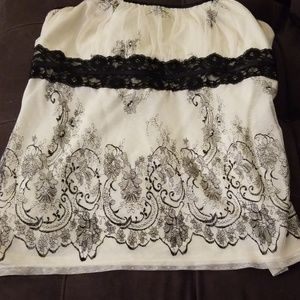 Lacey tank top